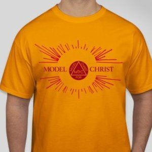 Model for Christ T-Shirt Gold